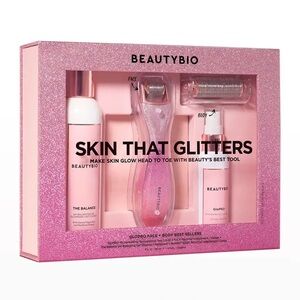 BEAUTYBIO Skin That Glitters Skincare Set Microneedling Tools  $279